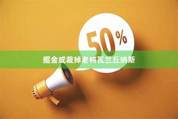 掘金或裁掉老将瓦兰丘纳斯